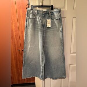 Zara Women’s wide leg jeans New with tags Size 14